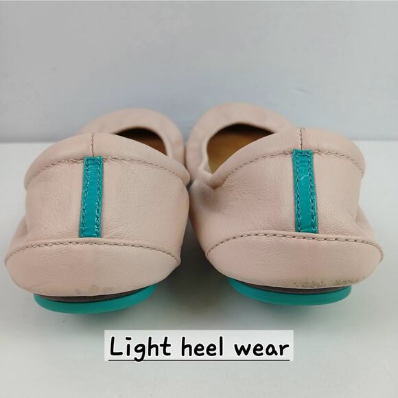 Tieks by Gavrieli SZ 9 Nappa Leather Ballet Flats In Ballerina Pink - Picture 4 of 10